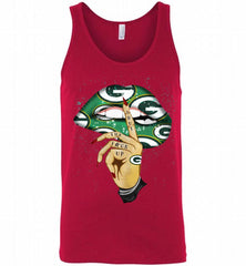 NFL Green Bay Packers Lip Shut The Fuck Up Tank - zezetee