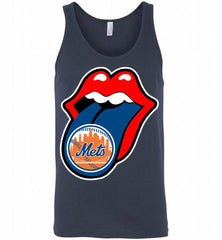 New York Mets  x The Rolling Stones Logo Tank - zezetee