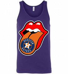 Houston Astros  x The Rolling Stones Logo Tank - zezetee