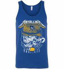 Metallica Skull Snake Pittsburgh Penguins Tank - zezetee