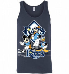 Mickey Goofy Donald Tampa Bay Rays Teams Tank - zezetee