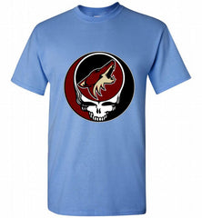 NHL TEAM ARIZONA COYOTES X GRATEFUL DEAD LOGO BAND Shirt - zezetee