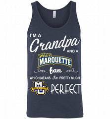 I'M A Grandpa And A Marquette Golden Eagles Fan Tank - zezetee