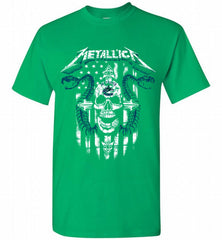 Metallica Snake Skull Vancouver Canucks Logo Shirt - zezetee