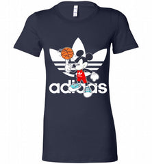 ADIDAS BASKETBALL MICKEY MOUSE DISNEY SPORTS Bella Ladies Tee - zezetee
