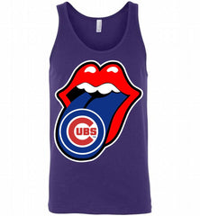 Chicago Cubs  x The Rolling Stones Logo Tank - zezetee