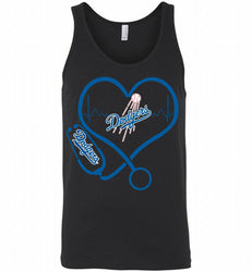 Nurse Heartbeat Los Angeles Dodgers Tank