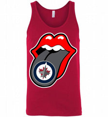 Winnipeg Jets  x The Rolling Stones Logo Tank - zezetee