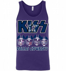 Kiss Dallas Cowboy Logo Tank - zezetee