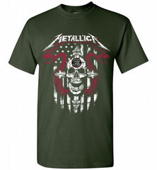 Metallica Snake Skull Toronto Raptors Logo Shirt - zezetee