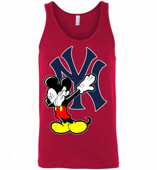 Disney Mickey Mouse Dabbing New York Yankees Tank - zezetee