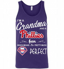 I'M A Grandma And A Philadelphia Phillies Fans Gift Tank - zezetee