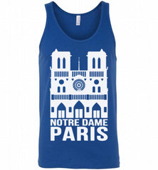 NOTRE-DAME PARIS FRANCE TSHIRT Tank - zezetee