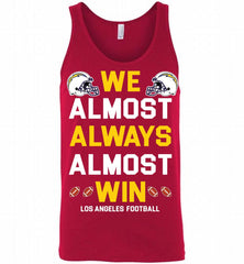 Los Angeles Los Angeles ChargersWe Almost Always Almost Win Tank - zezetee