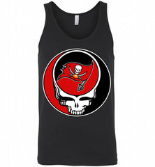 Tampa Bay Buccaneers Grateful Dead Logo Band Tank - zezetee