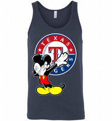 Disney Mickey Mouse Dabbing Texas Rangers Tank - zezetee