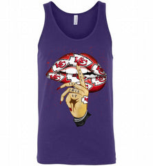 NFL Kansas City Chiefs Lip Shut The Fuck Up Tank - zezetee