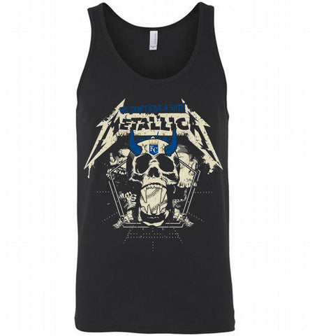 Metallica We Don't Give A Shit Kansas City Royals Tank - zezetee