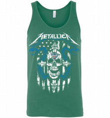 Metallica Snake Skull Oklahoma City Thunder Logo Tank - zezetee
