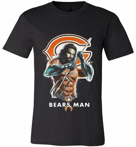 AQUAMAN CHICAGO BEARS MAN Canvas USA - zezetee