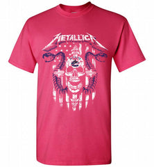 Metallica Snake Skull Vancouver Canucks Logo Shirt - zezetee