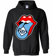 Tampa Bay Rays  x The Rolling Stones Logo Hoodie - zezetee