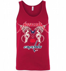 Metallica Washington Capitals Logo Tank - zezetee