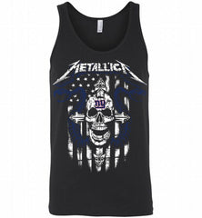 Metallica Snake Skull New York Giants Logo Tank - zezetee