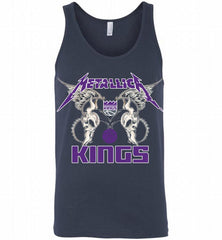 Metallica Sacramento Kings Logo Tank - zezetee