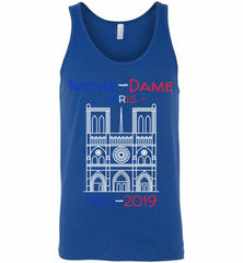 Notre Dame Paris 1163 - 2019 Cathedral France Tank - zezetee