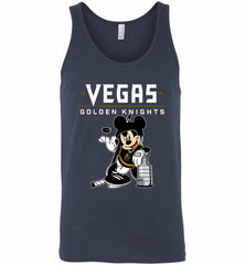 MICKEY VEGAS GOLDEN KNIGHTS WITH THE STANLEY CUP HOCKEY NHL Tank - zezetee
