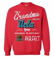 I'M A Grandma And A UCLA Bruins Fan Crewneck Sweatshirt - zezetee