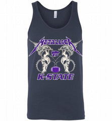 Metallica Kansas State Wildcats Logo Tank - zezetee