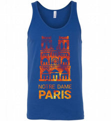 Notre Dame De Paris Cathedral Shirt Tank - zezetee